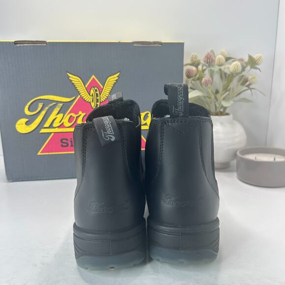 Thorogood 6" Thoroflex Quick Release Boot Safety Toe Black 804-6134 Men's 13M - Picture 4 of 10
